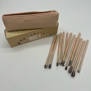 Beauty Creations Nude X Brush Collection with Pouch